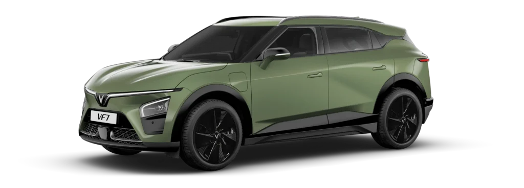 pilihan warna vinfast 7 - Urban Mint